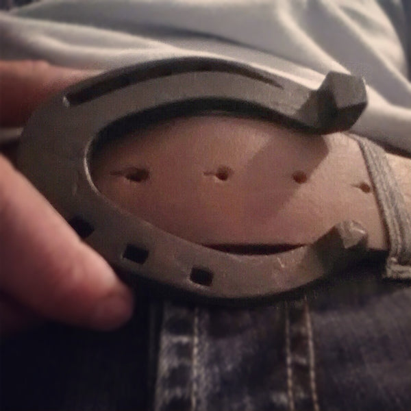 Lucky Horseshoe Belt Buckle